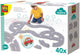 Ses creative tiny talents vilten wegencircuit met houten auto - 40 stuks - vanaf 2 jaar - baby speelgoed - motorische ontwikkeling - schoencadeautjes sinterklaas