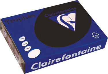 Clairefontaine trophée pastel, gekleurd papier, a4, 160 g, 250 vel, zwart
