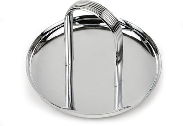 Zilverstad - bonbon schaal elana zilver kleur - dienblad rond - moederdag cadeautip!