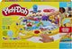 Play-doh opvouw en meeneem speelmat - boetseerklei - 4 potjes - eenvoudig op te bergen - knutselen voor kinderen