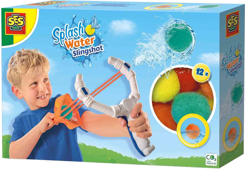 Afbeelding laden in galerijviewer, Ses creative ses - splash water katapult - hét waterpistool alternatief! - set van grote katapult met 12 splash waterballen - perfect voor een watergevecht en buiten spelen
