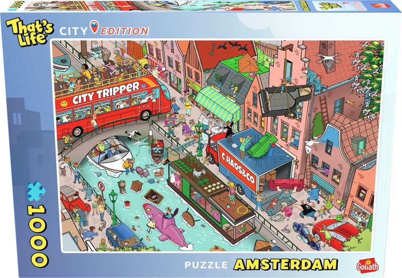 Afbeelding laden in galerijviewer, Goliath games goliath that's life city edition: amsterdam legpuzzel - 1000st.
