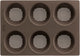 Lékué bakvorm 6 broodjes - siliconen - brown