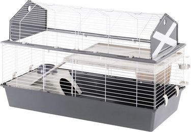 Ferplast barn 120 - knaagdierkooi - grijs - 119 x 58 x 77 cm