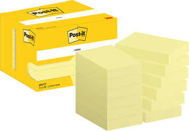 Post-it zelfklevende memoblaadjes 656-cy 51x76mm effen geel