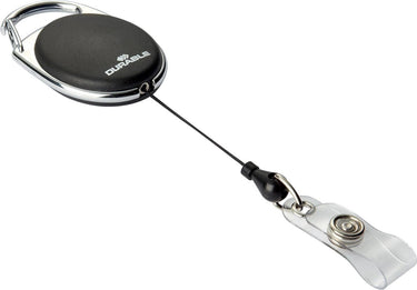 Durable style badge reel - 80 cm - zwart - 10 stuks