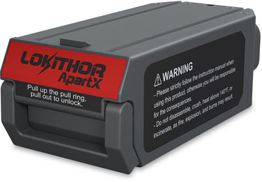 Lokithor lipox batterij - 12v 4000a - voor apartx jumpstarter en compressor - verwisselbaar