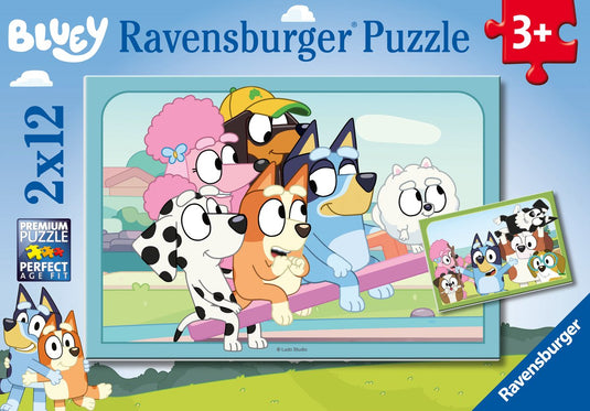 Ravensburger puzzel bluey 2x12 stukjes