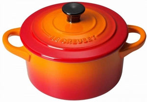 Le creuset - mini-braadpan oranjerood 10cm 0,2l