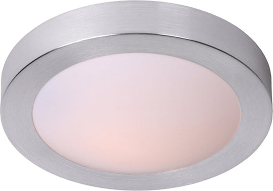 Lucide fresh - plafonnière (plafondlamp) badkamer - ø 35 cm - 2xe27 - ip44 - mat chroom