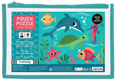 Mudpuppy puzzel - onder water - 36x28cm - 12 stukken - 2 jaar