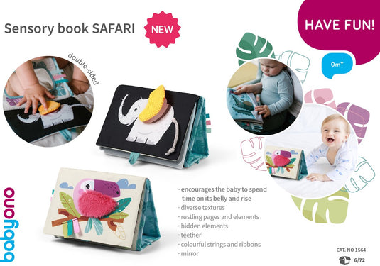 Babyono baby ono safari sensory voelboek