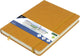 Kangaro schetsboek - a5 - okergeel - pu hardcover - met elastiek en lint