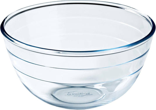 O.cuisine bowl neutral 21 cm 2 l transparent borosilicate 1 piece s