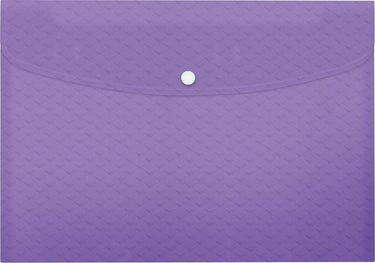 Esselte colour'breeze a4 projectmap - transparante kunststof map voor het opbergen van papieren - set van 3 stuks - lavendel