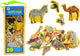 Lean toys houten dieren magnetenset - 20 delige dieren magneten hout - educatief speelgoed - magnetische dierentuin - magnetische sticker - koelkast sticker - magneetbord sticker - speelgoed - magneet kinderkamer