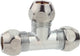 Kirchhoff ms knelfitting-t-stuk - chroom - 3 8 x 10 mmq