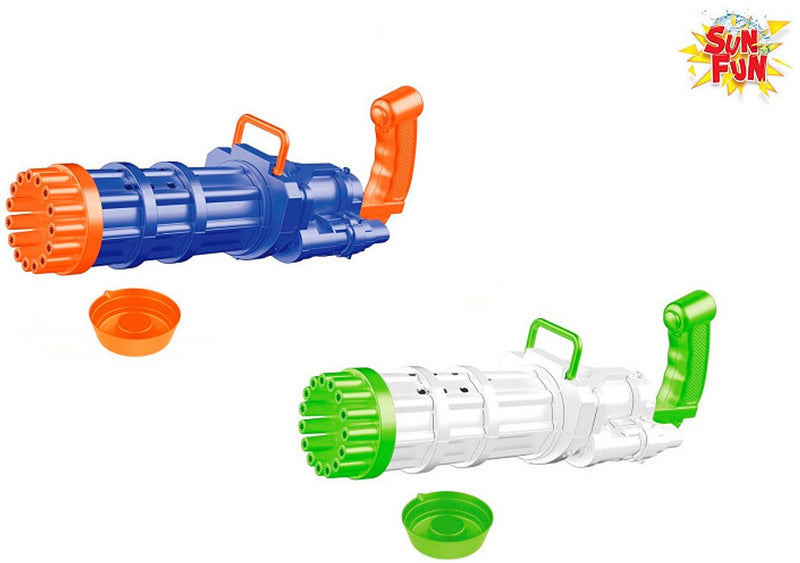 Afbeelding laden in galerijviewer, Van manen bellenblaaspistool speelgoed sun fun 19cm met bellenblaas - kleurrijk plezier.
