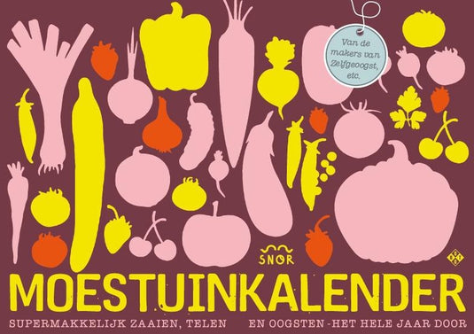 Merkloos sans marque de moestuinkalender