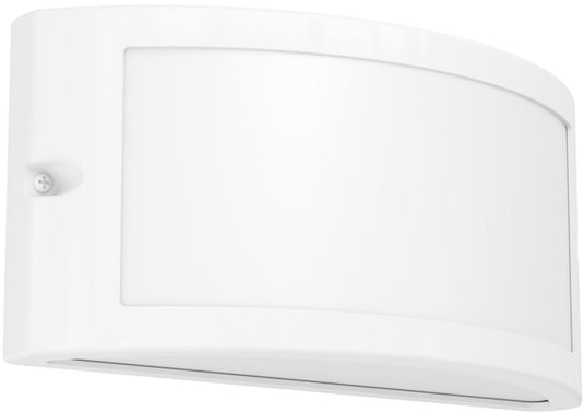 Eglo poggiarello wandlamp buiten - e14 - 22 cm - wit