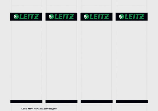 Leitz ordneretiketten beschrijfbaar wit