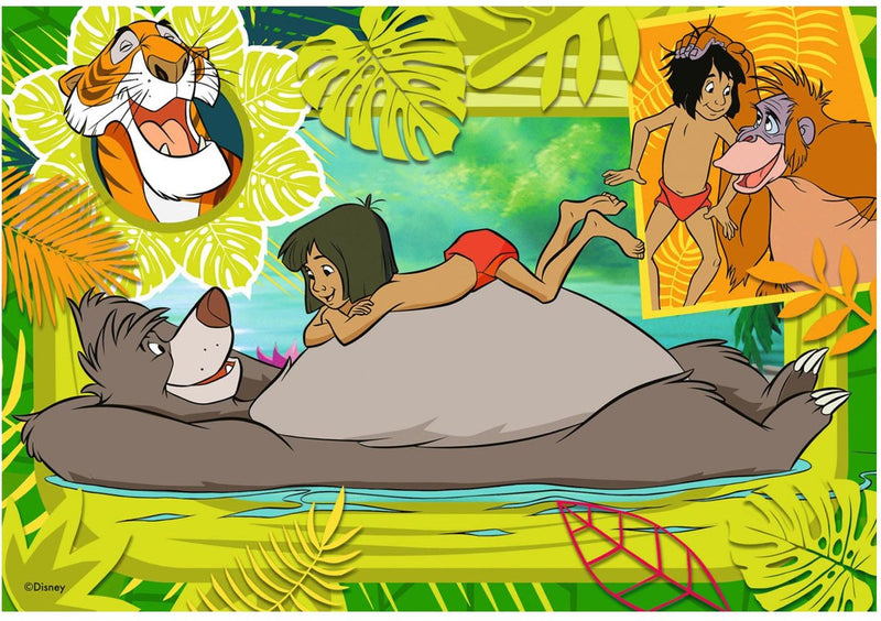 Afbeelding laden in galerijviewer, Ravensburger disney classics: dombo en jungleboek legpuzzel, 2x12st.
