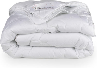 Cinderella mellow dekbed 4-seizoenen - 1 persoons - synthetische vulling - katoenen tijk - anti-allergie - 140x200 cm