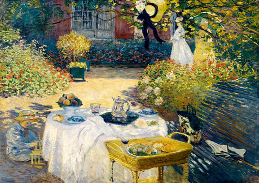 Bluebird puzzle monet puzzel the lunch 1000 stukjes kunst.