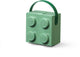 Lego - lunchbox brick 4 met handvat - polypropyleen - groen