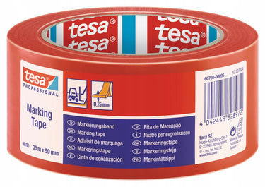 Quantore vloermarkeringstape tesa 60760 rood 50 mm x 33 m