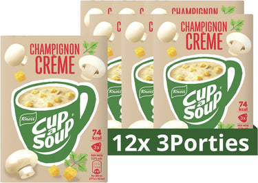 Knorr cup a soup - champignon crème - zonder smaakversterkers, kleurstoffen en conserveermiddelen - 36 porties