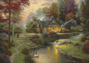 Schmidt - legpuzzel - rustige avondstemming - thomas kinkade - 1000 stukjes - volwassenen - vanaf 12 jaar