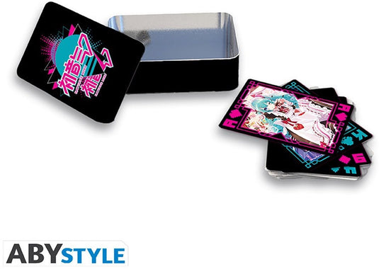 Abystyle hatsune miku - deck of 54 cards - miku and friends