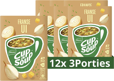 Knorr cup a soup - franse ui - zonder toegevoegde smaakversterkers en kunstmatige kleurstoffen - 36 porties