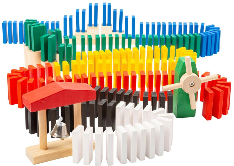 Afbeelding laden in galerijviewer, Small foot - houten domino rally, 490dlg.

