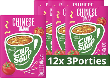 Knorr cup a soup - chinese tomaat - zonder toegevoegde smaakversterkers en conserveermiddelen - 36 porties