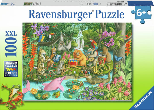 Ravensburger puzzel het jungle-orkest - legpuzzel - 100 xxl stukjes