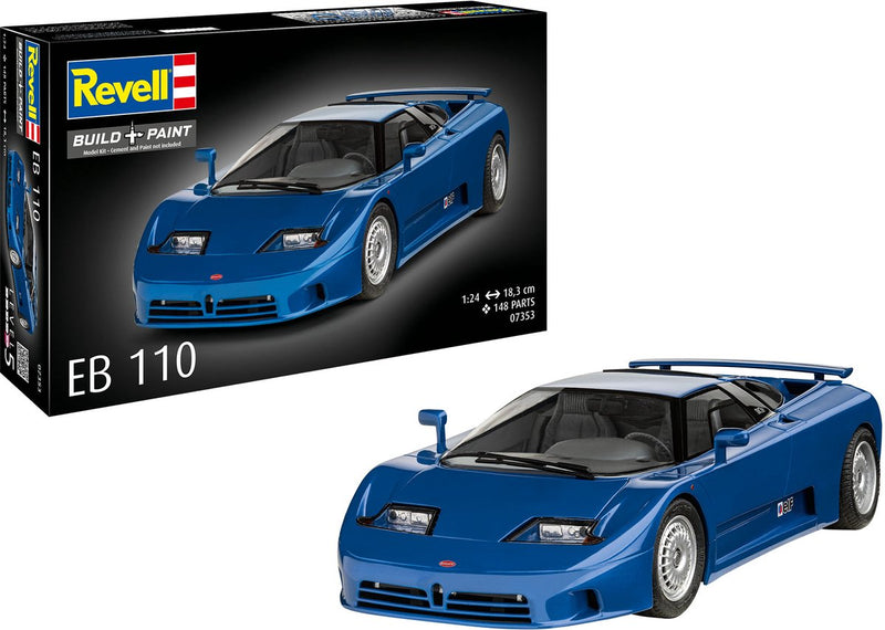 Afbeelding laden in galerijviewer, Revell modelbouwpakket - bugatti eb110 1:24 - 148dlg.
