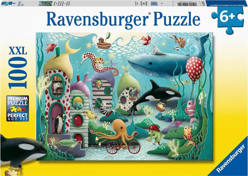 Afbeelding laden in galerijviewer, Ravensburger puzzel magische onderwaterwereld - legpuzzel - 100 stukjes
