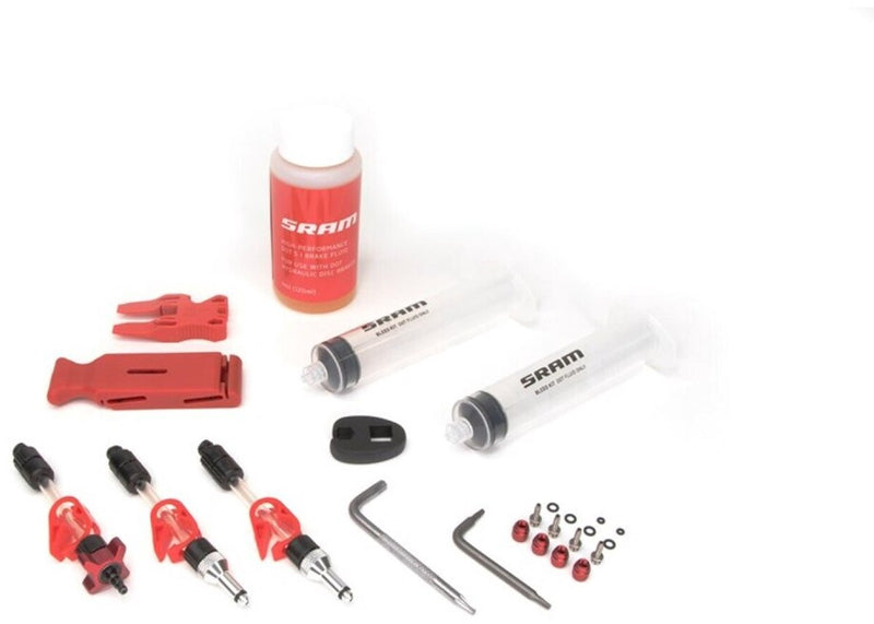 Afbeelding laden in galerijviewer, Sram standard dot 5.1 v2-x0 xx guide level code hydroroad g2 remmen ontluchtingsset zilver

