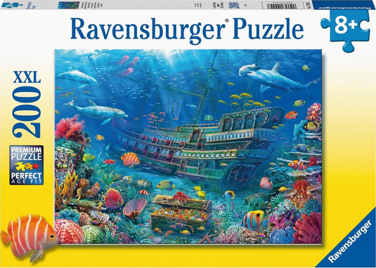 Ravensburger puzzel gezonken schip - legpuzzel - 200 stukjes