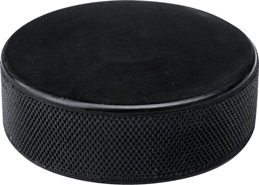 Nijdam ijshockeypuck in blister - zwart - zwart