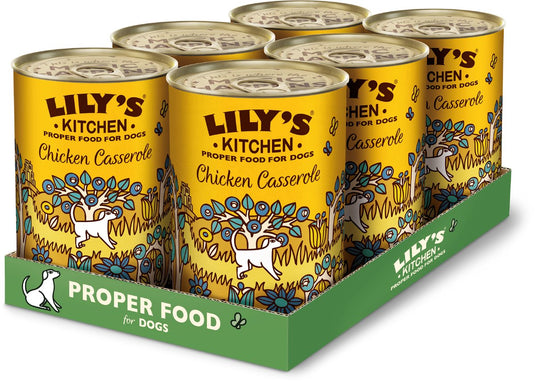 Lily's kitchen - hondenvoer - natvoer - stoofpotje met kip en kalkoen - 6 x 400 g