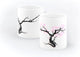 Kikkerland bloesem mok (warmte verkleurend) - magische mok - kan van kleur veranderen - zwarte boom - roze bloesemboom - kersenbloesem - japans – sakura