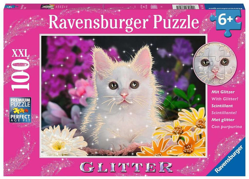 Afbeelding laden in galerijviewer, Ravensburger puzzel schitterend katje - legpuzzel - 100 xxl stukjes
