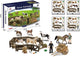 Braet fun toys - farm animals - boerderij speelset met paarden en accessoires