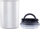Planetary design - airscape - koffiebonen - voorraadpotten - lucht dicht - koffie - staal - geborsteld staal - 500 gram