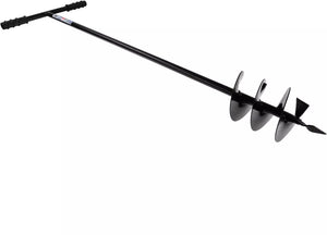 Geko handboor grondboor - 140 mm - duurzaam staal - geschikt voor diverse bodems