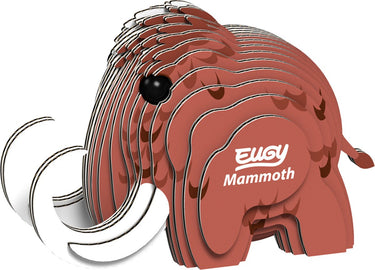 Eugy 3d puzzel - mammoet - prehistorie - duurzaam - verzamel ze allemaal - 6 jaar