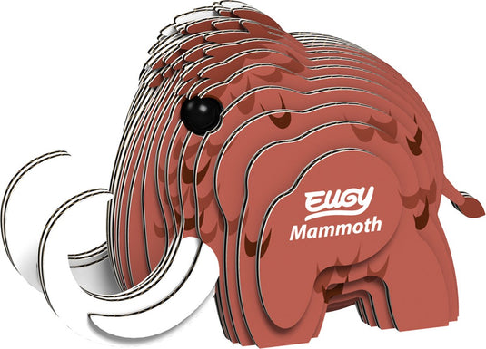 Eugy 3d puzzel - mammoet - prehistorie - duurzaam - verzamel ze allemaal - 6 jaar